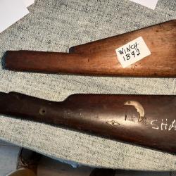2 Crosses de carabine : SHARP Slant Breech (indien) & Winchester 1892