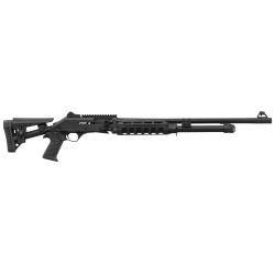 Fusil &agrave; pompe semi auto AKSA ARMS S4 EXTREME Cal. 12/76 - NOIR - 24" - 2+1cps