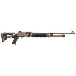Fusil &agrave; pompe semi auto AKSA ARMS S4 EXTREME Cal. 12/76 - TAN - 24" - 2+1cps
