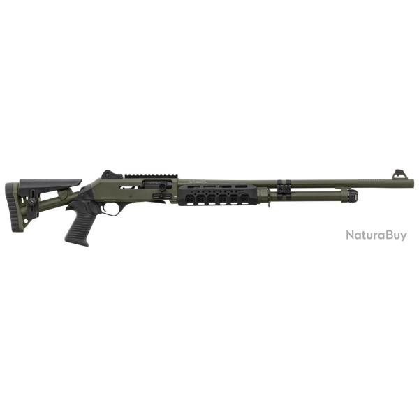 Fusil � pompe semi auto AKSA ARMS S4 EXTREME Cal. 12/76 - OD GREEN - 24" - 2+1cps