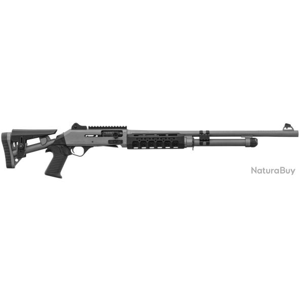 Fusil � pompe semi auto AKSA ARMS S4 EXTREME Cal. 12/76 - TUNGSTENE GRIS - 24" - 2+1cps