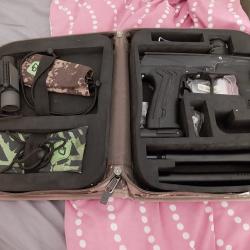 Vends package lanceur,  billes et &eacute;quipements de paintball