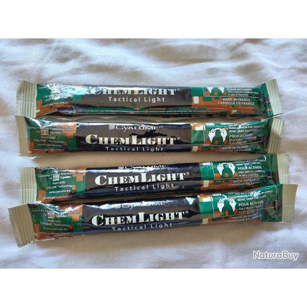 B�tons Cyalume infrarouge (3h) :