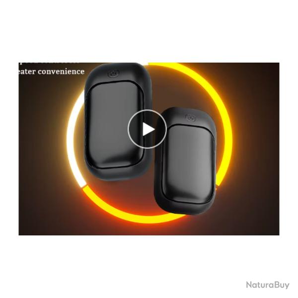 Lot de 2 chauffe-mains magn�tiques rechargeables - 3 vitesses - disponible sur commande (7-10 jours)
