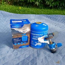 Partager R&eacute;chaud Campingaz Bleuet Compact 1250W avec cartouche CV470+