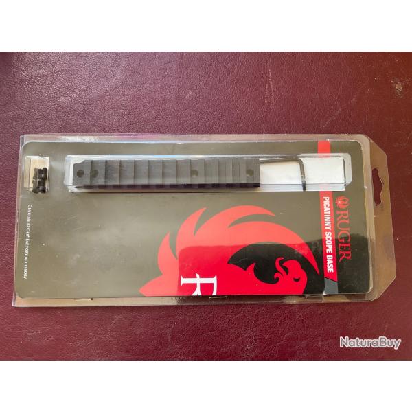 Rail Picatinny pour carabine .22 LR (Rimfire Precision), sans inclinaison (0 MOA)
