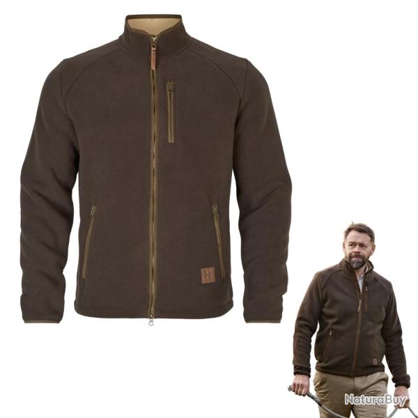 Veste Polaire Sandhem Sherpa Demitasse Brown - H�rkila - Polaire sherpa Brown 3XL
