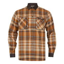 Chemise Harkila Pajala Cornstalk Check Orange - pajala cornstalk L