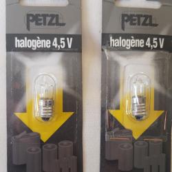 2 ampoules Halog&egrave;ne Petzl