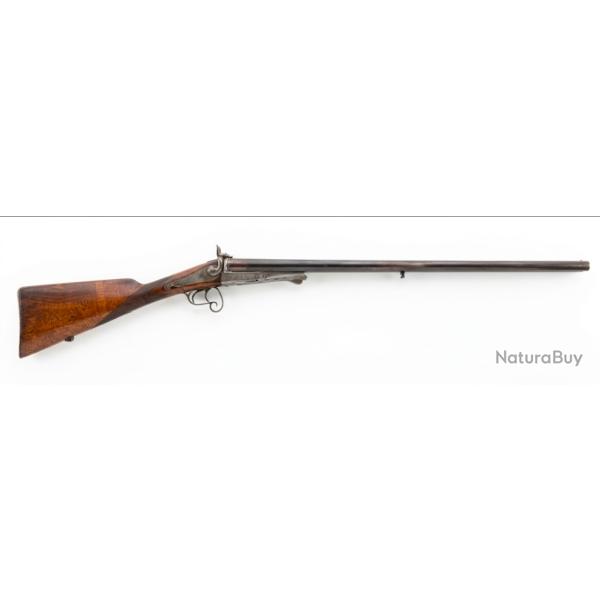 Ancien fusil de chasse � broche cal. 16 � Chiens fonctionnels � 1� sans r�serve