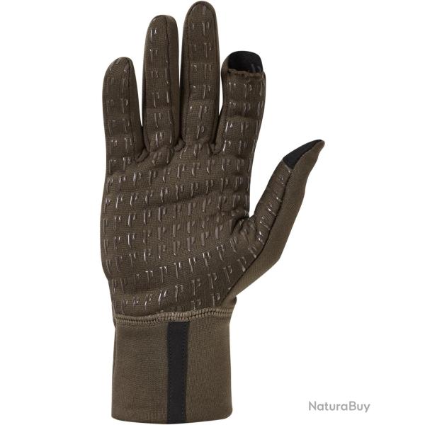 Gants Powerstretch E-Tip n' Grip V2 (Couleur: Oliv, Taille: 10)