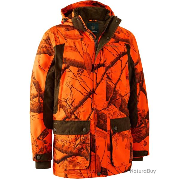 Veste de chasse hiver Eagle (Couleur: Orange/camo, Taille: 48)