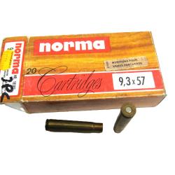 Boite de 20 douilles amorc&eacute;es  9.3 x 57 Norma  categorie C
