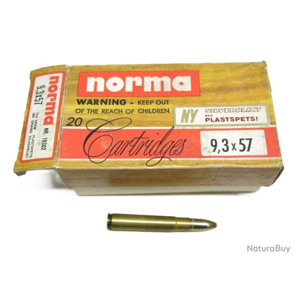Boite de 20 cartouches  9.3 x 57 Norma  categorie C