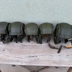 Lot de 5 casques tankistes F1
