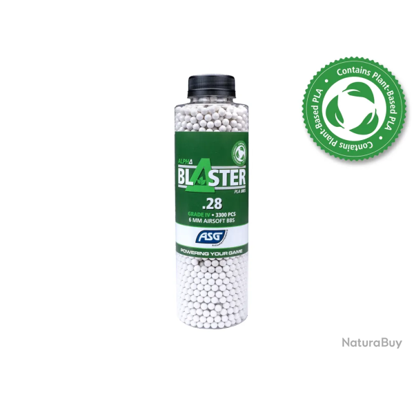 Billes Bio 0.28G Alpha Blaster En Bouteille De 3300