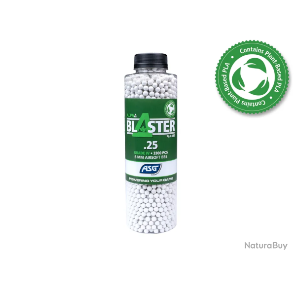Billes Bio 0.25G Alpha Blaster En Bouteille De 3300