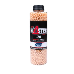 Billes 0.20G Alpha Blaster Tracantes Rouge En Bouteille De 3300