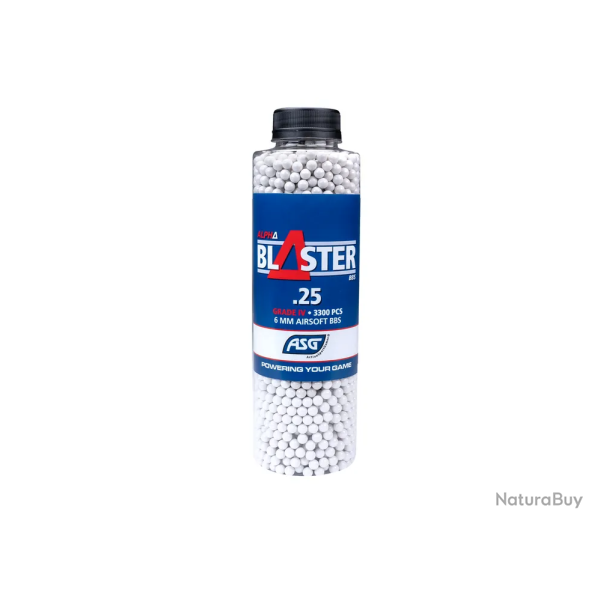 Billes 0.25G Alpha Blaster En Bouteille De 3300