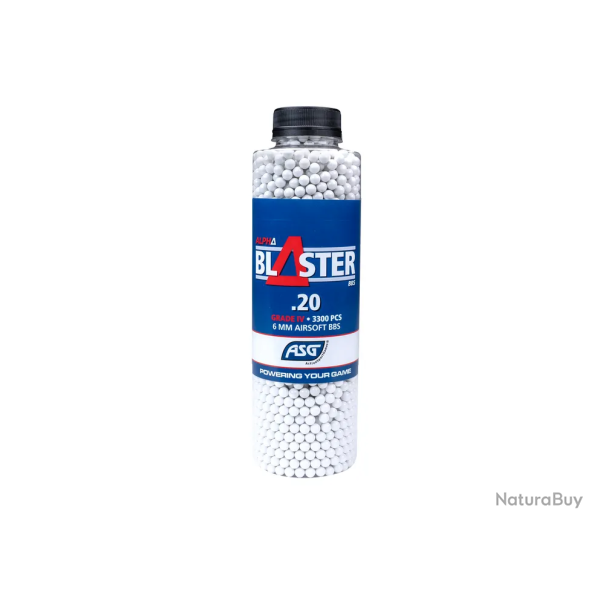 Billes 0.20G Alpha Blaster En Bouteille De 3300