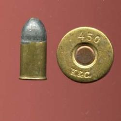 .450 BullDog - balle plomb arrondie - marquage : K&C 450  - PRIX PORT COMPRIS
