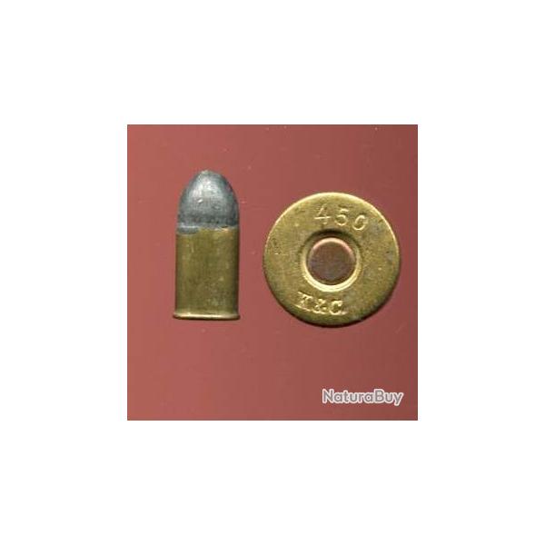 .450 BullDog - balle plomb arrondie - marquage : K&C 450  - PRIX PORT COMPRIS