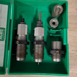 Jeu d'outils RCBS .222 remington + Shell Holder + Trimmer manuel