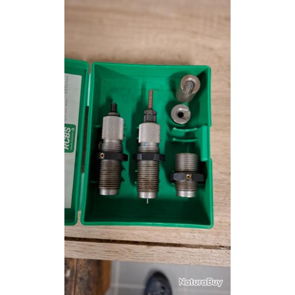 Jeu d'outils RCBS .222 remington + Shell Holder + Trimmer manuel