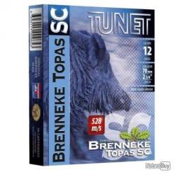 BALLES BRENNEKE TOPAS SC TUNET 20GR , TUNET , CAL:12:70. Lot de 30 cartouches.