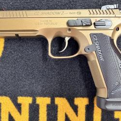 CZ 75 Shadow 2 Cerakote Burnt Bronze 9 mm