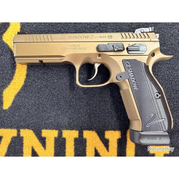 CZ 75 Shadow 2 Cerakote Burnt Bronze 9 mm
