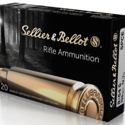 Munitions SELLIER&BELLOT 8x64s spce 196gr 12.7g par 20