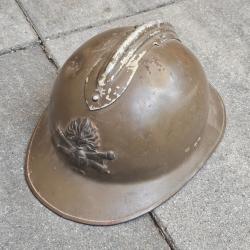 Casque Adrian mod&egrave;le 26 de l'artillerie