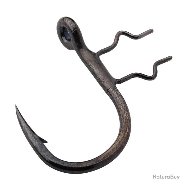 Hame�on Simple Madcat Shad Hook BN 6X Par 5 7/0 Black Nickel