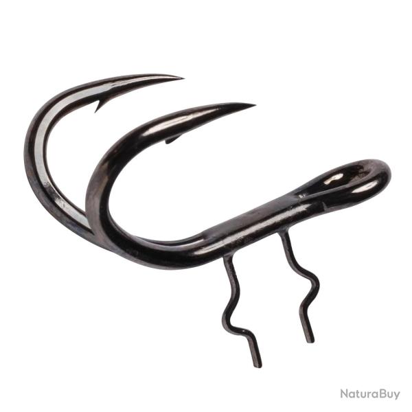 Hame�on Double Madcat Double Shad Hook BN 4X Par 4 2/0 Black Nickel