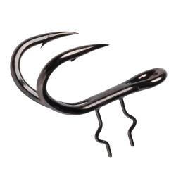 Hame&ccedil;on Double Madcat Double Shad Hook BN 4X Par 4 3/0 Black Nickel
