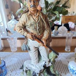 Sculpture bouteille chasseur