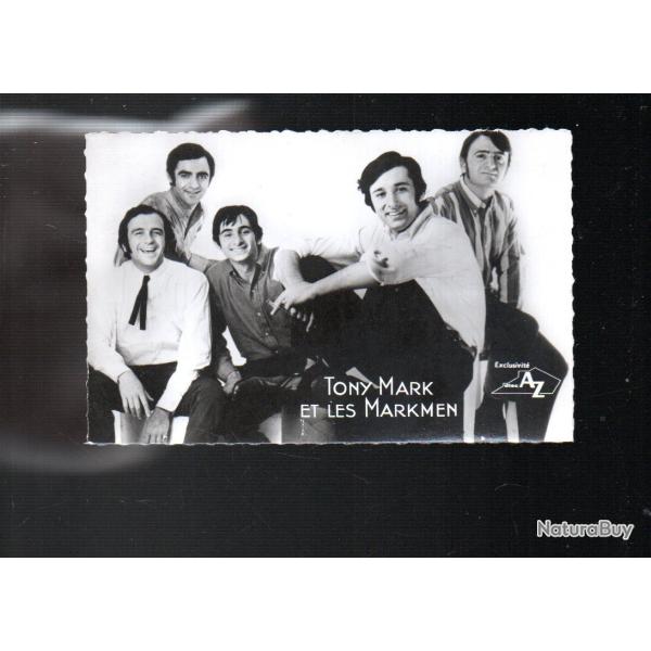 tony mark et les markmen disques AZ, carte com  cpsm carte postale semi-moderne