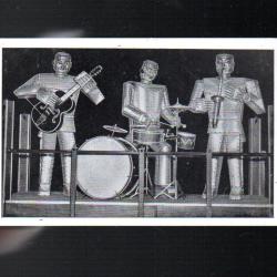 souvenir des robots musiciens, orchestre robot cpsm ann&eacute;es 50