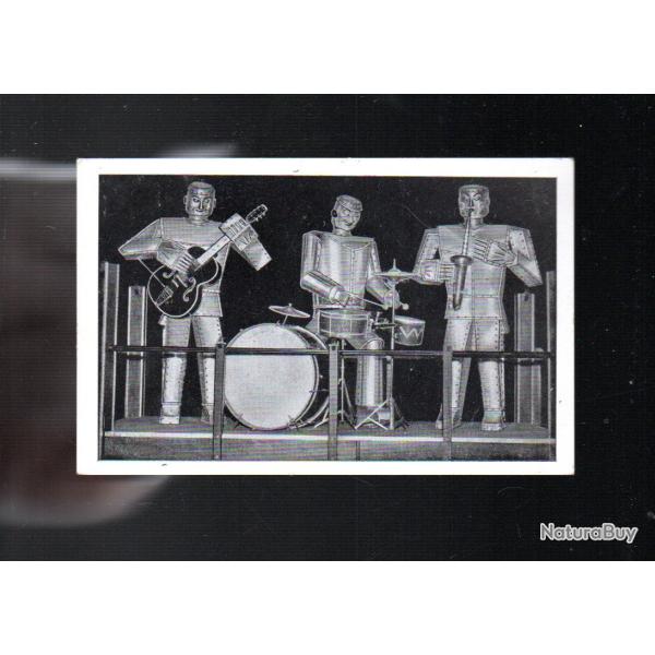 souvenir des robots musiciens, orchestre robot cpsm ann�es 50