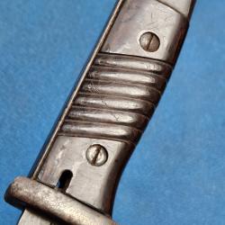 Rare baionnette de Mauser 98k production Chatellerault sous contr&ocirc;le allemand 1942