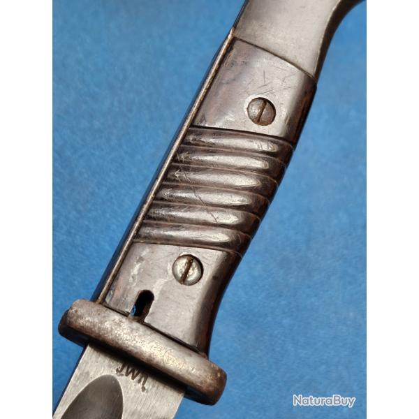 Rare baionnette de Mauser 98k production Chatellerault sous contr�le allemand 1942