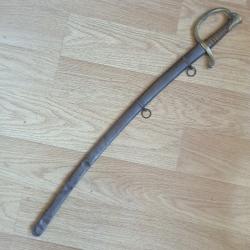 Rare sabre d'enfant d'officier d'artillerie Mle 1829 Klingenthal Couleaux Cgnie