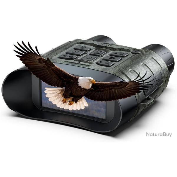 Jumelles de Vision Nocturne avec WiFi, 4K 112MP, Zoom Num�rique 12X