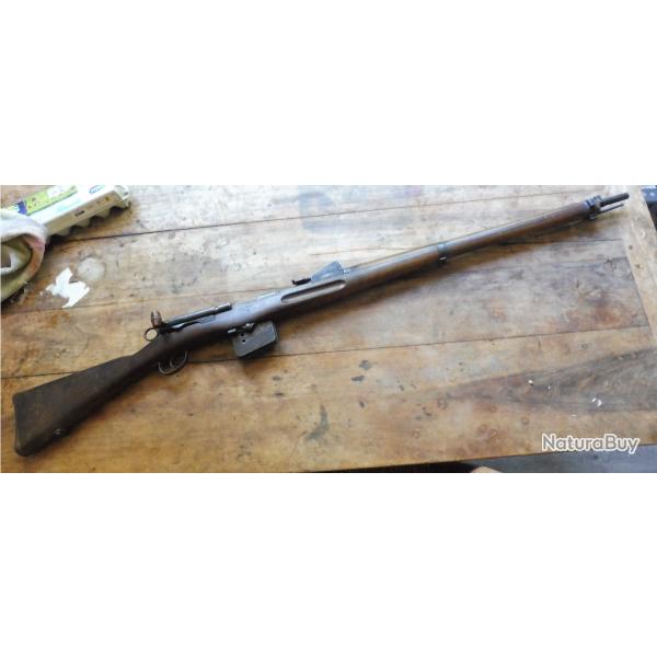 fusil suisse rubin schmidt 1889 monomatricule meme le chargeur.tout est en tres bon �tat