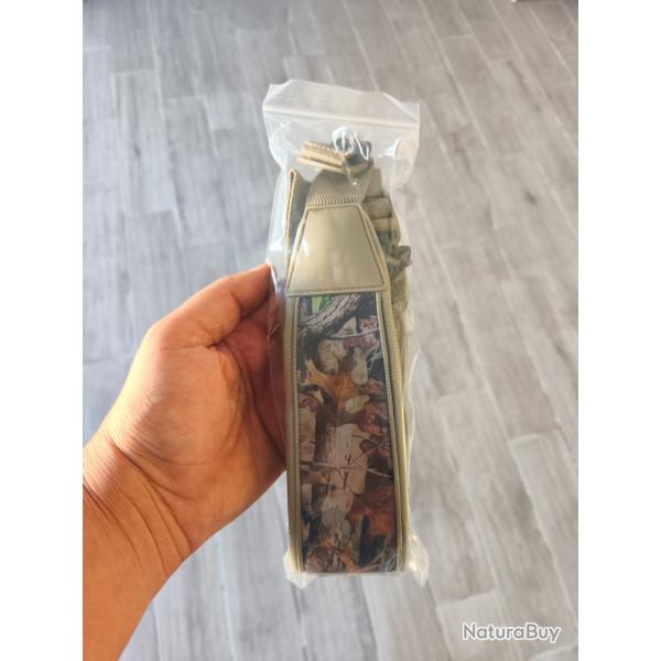 Bretelle fusil/carabine camouflage kaki. 1� sans prix de r�serve.