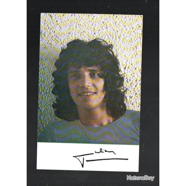 julien clerc carte com signature imprim�e path� marconi