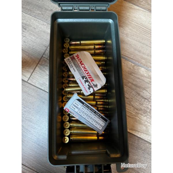 Lot de 158 balles Winchester power point en 300 Winchester Magnum