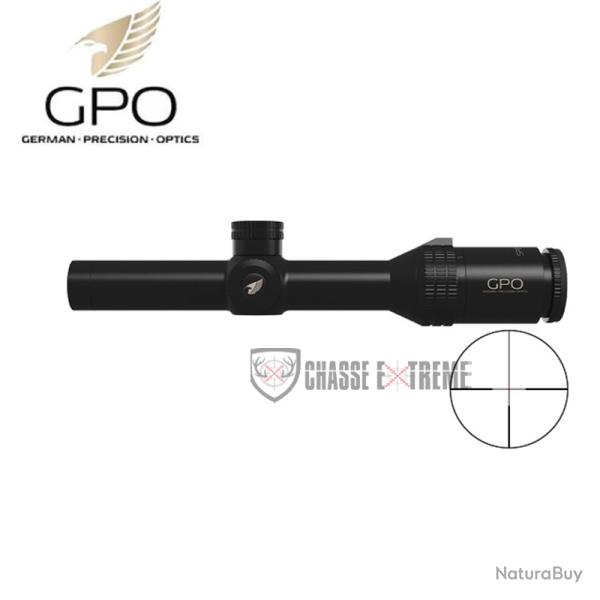 Lunette GPO Spectra 6X 1-6x24 R�ticule Fibre Optique G4 IL SFP (Mrad)