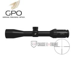 Lunette GPO Spectra 6X 2-12x50 R&eacute;ticule Fibre Optique G4 IL SFP (Mrad)